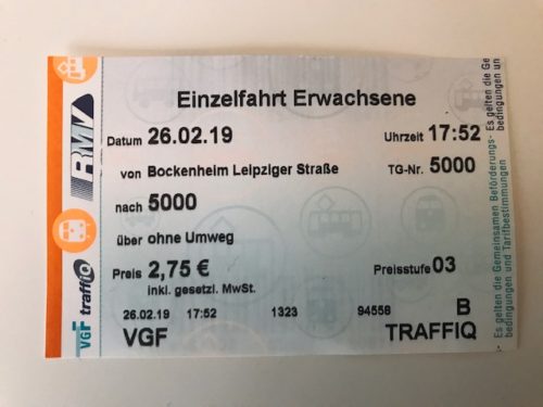 ドイツ　チケット